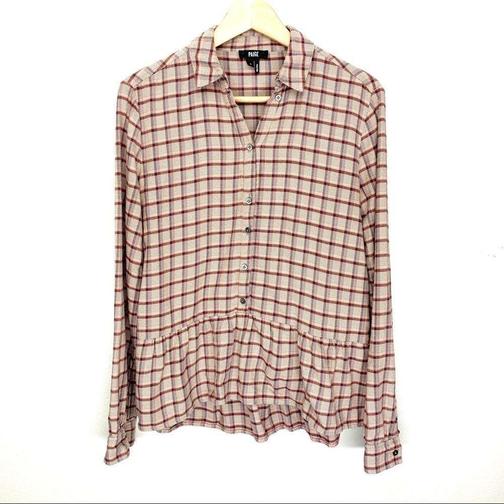 Anthropologie PAIGE Button Down Empire Waist Shirt